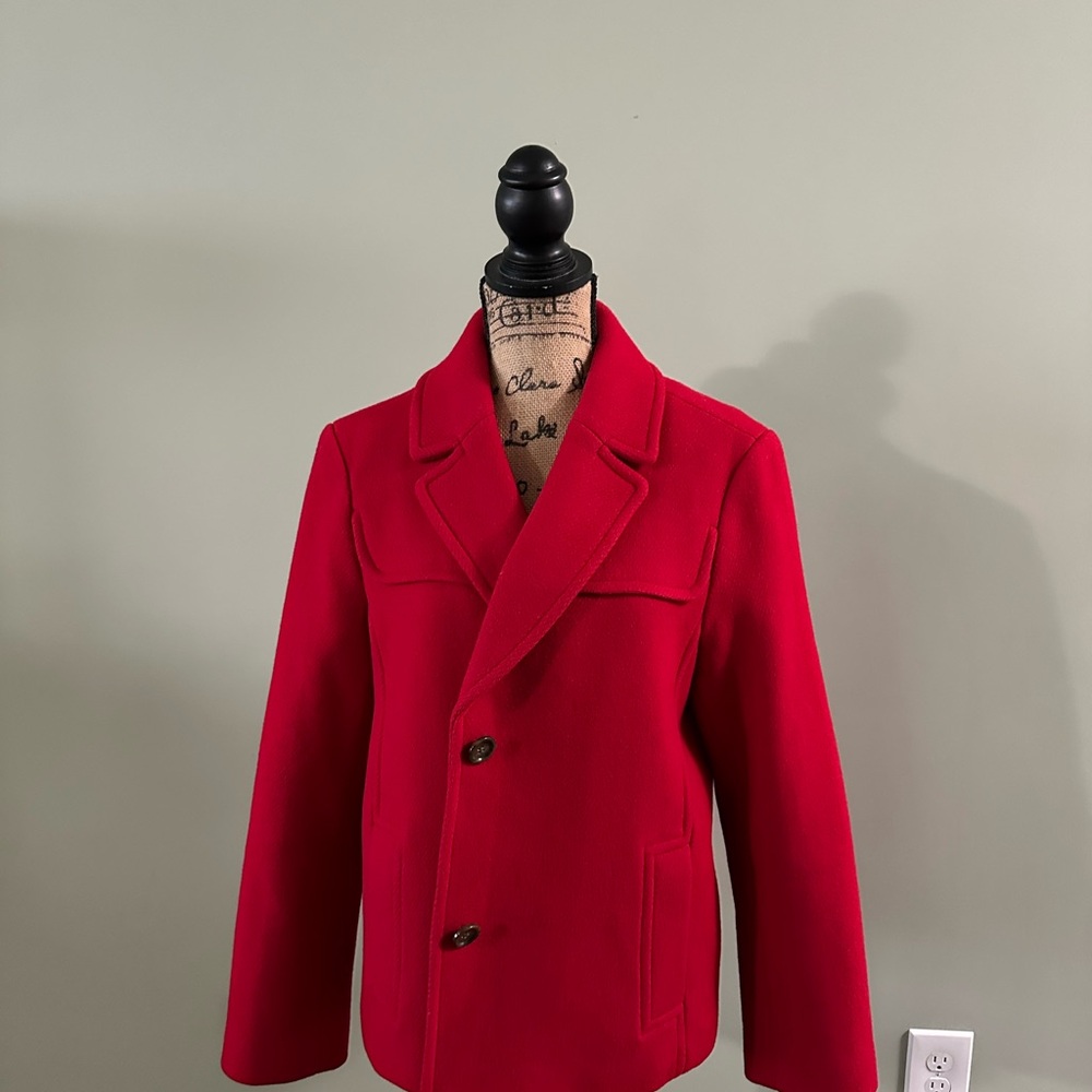 Wool Red Jacket - Picture 2 of 13